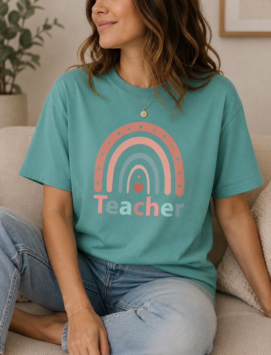 Teacher Rainbow Shirt