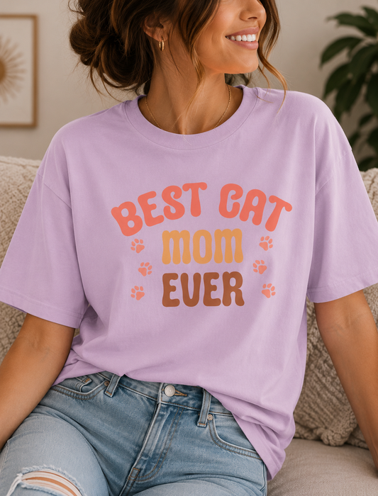 Best Cat Mom Ever Shirt
