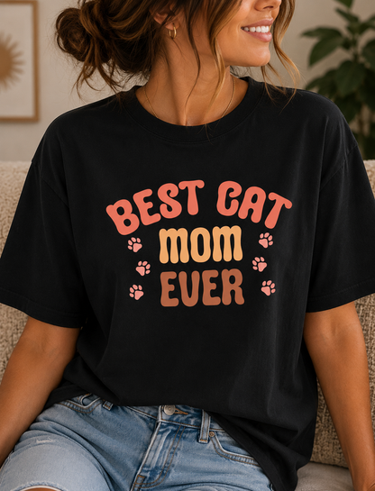 Best Cat Mom Ever Shirt