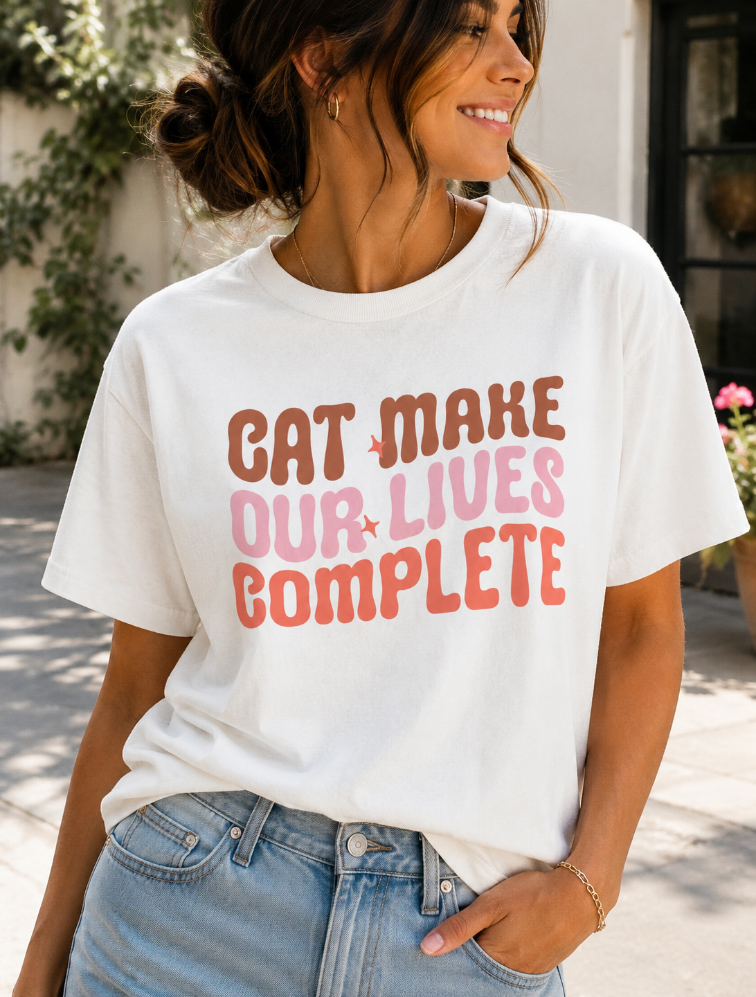 Cat Make Our Lives Complete Shirt