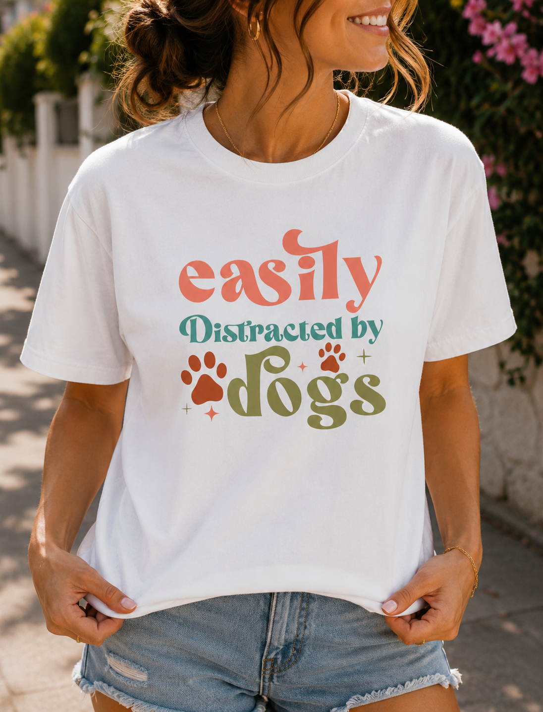 Easily Distracted By Dogs Shirt