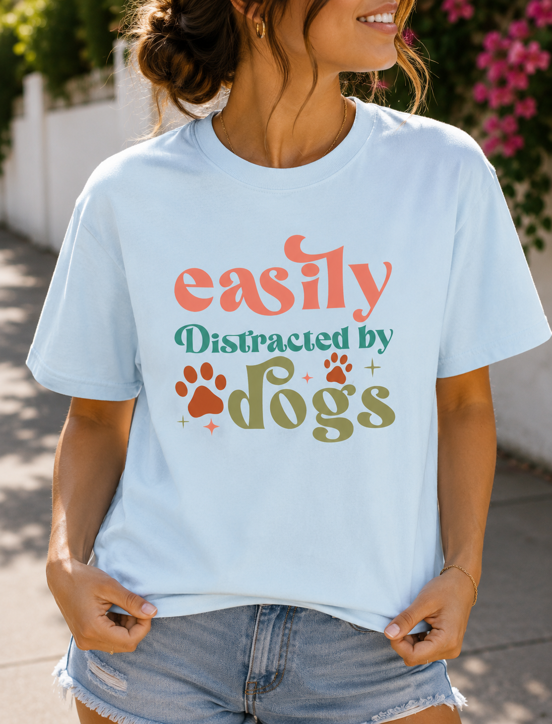 Easily Distracted By Dogs Shirt
