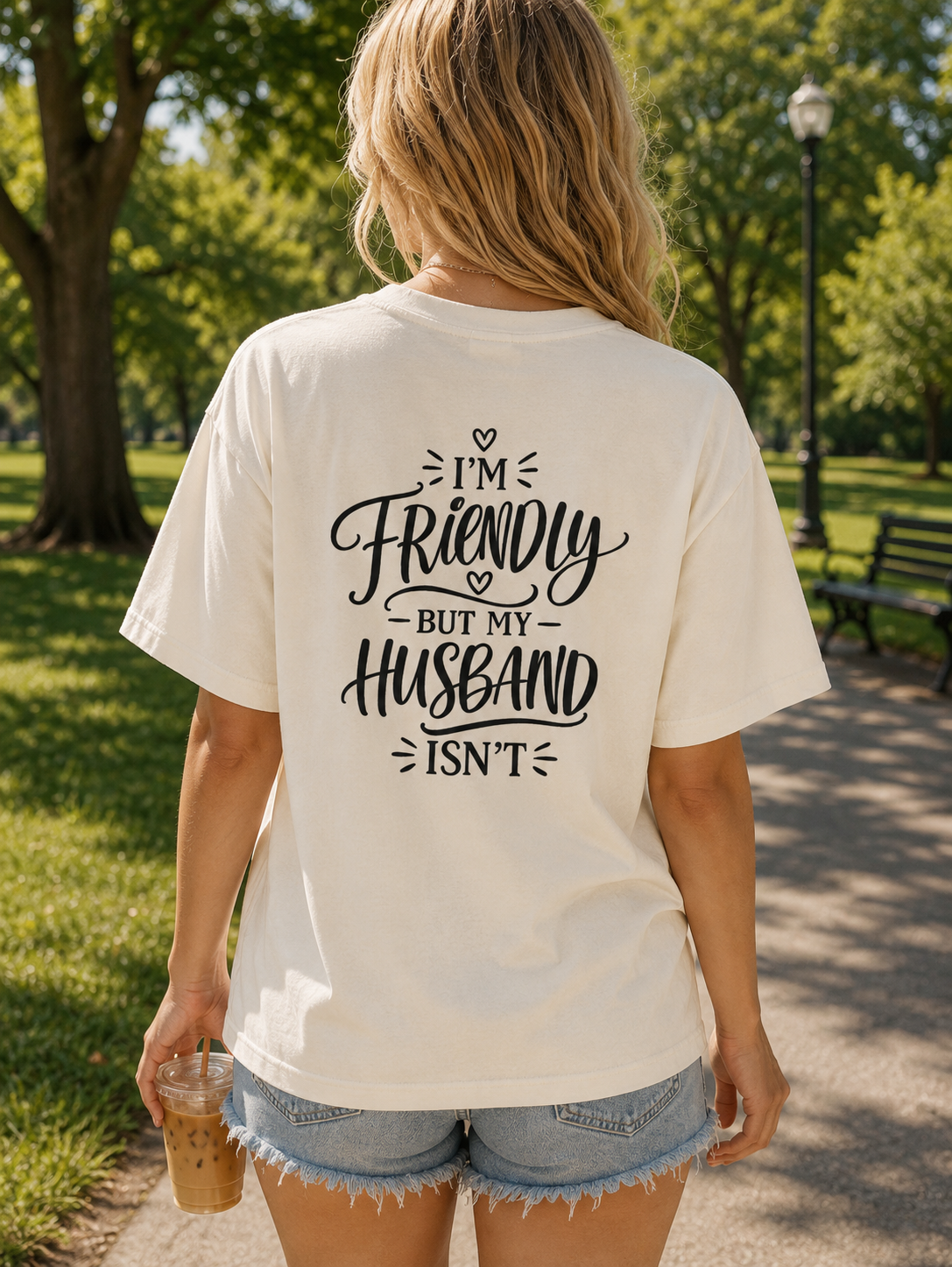 I'm Friendly But My Husband Isn't Shirt